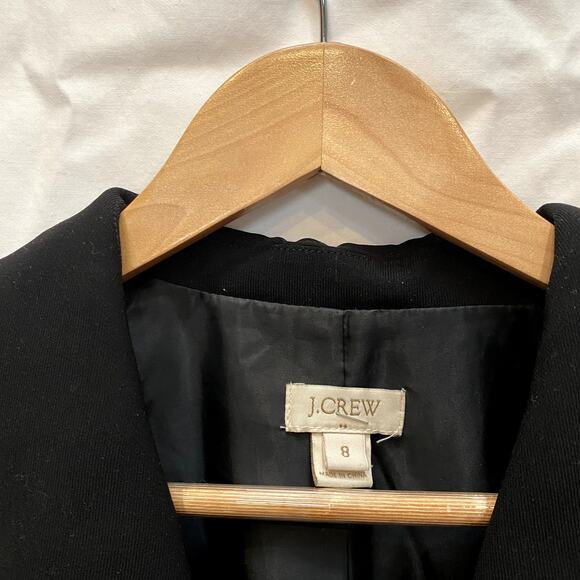 J.Crew 8 black Crepe blazer - Picture 3 of 4